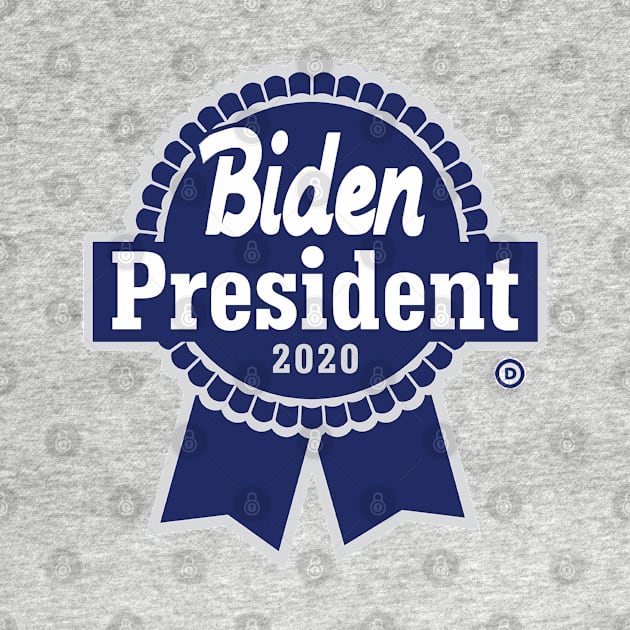 Biden 2020 - BLUE Ribbon beer by skittlemypony